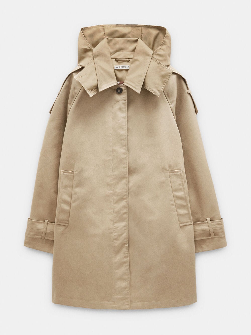 Trench-coat avec capuche