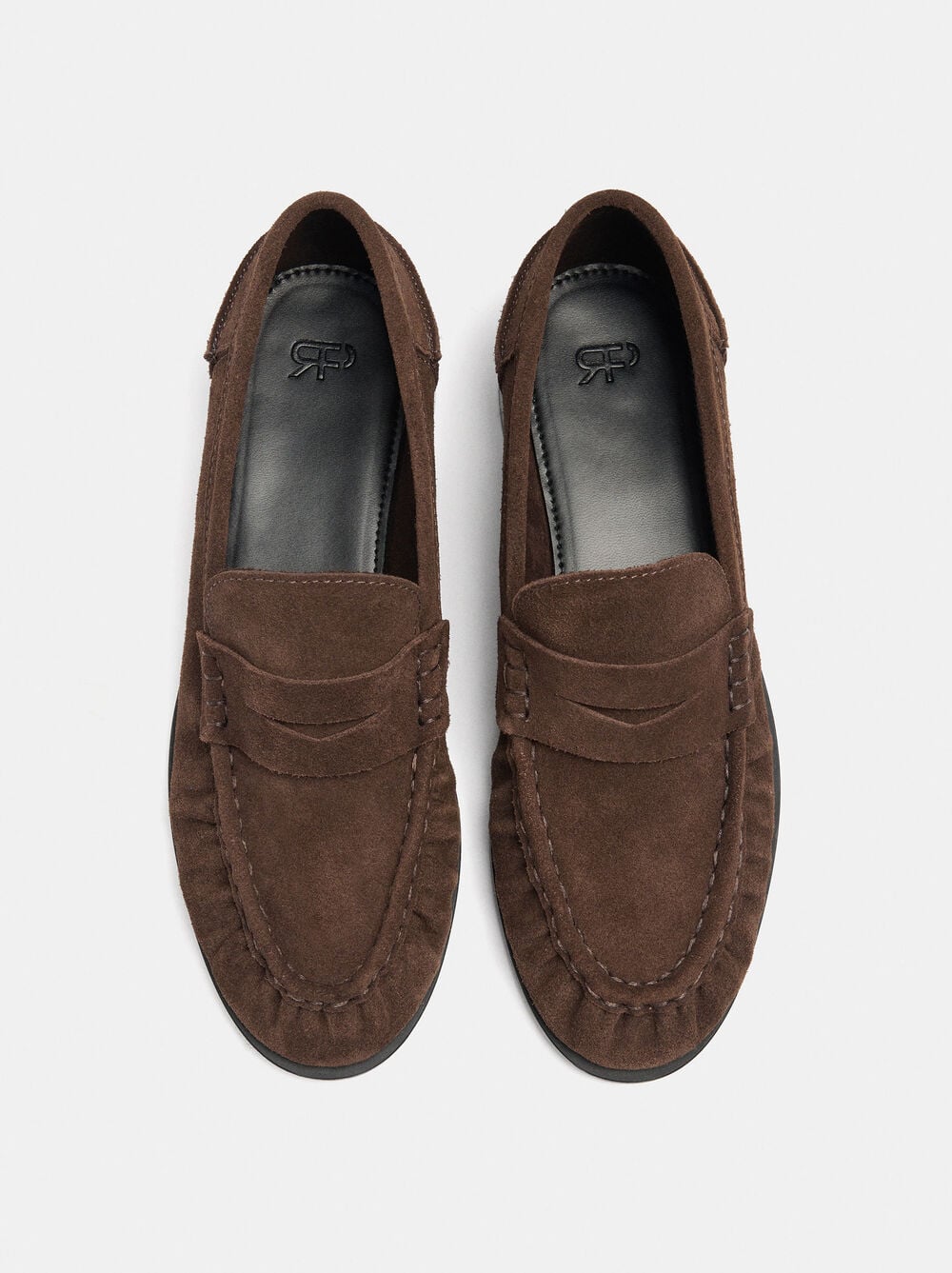 Mocassins en cuir avec claquette
