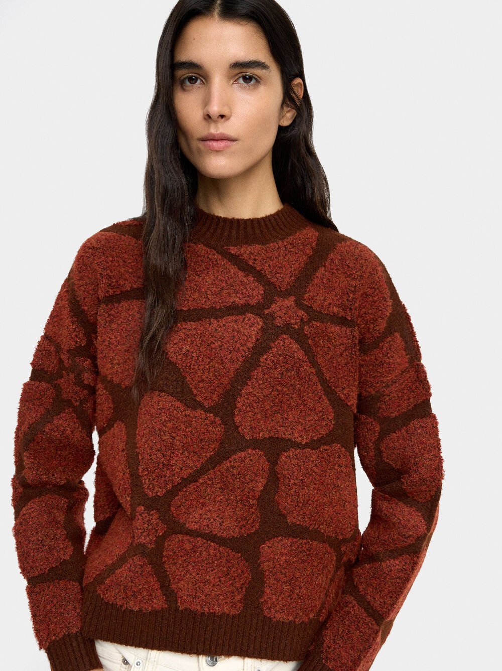 Pull en maille jacquard