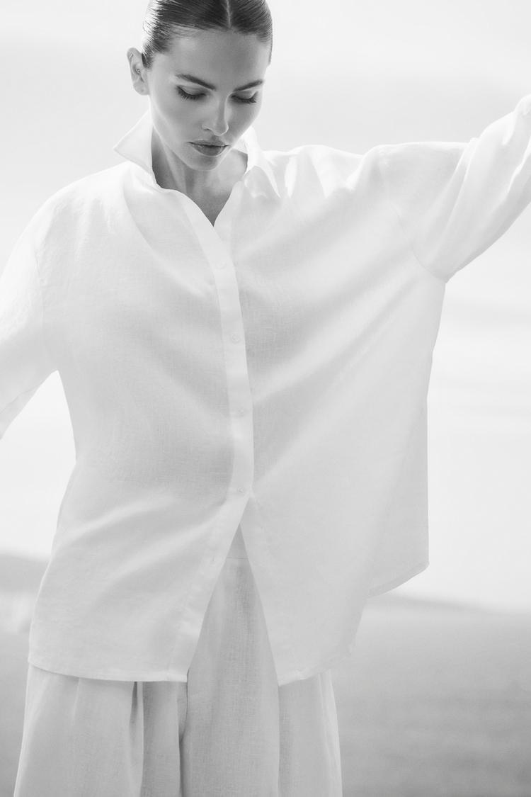 100% linen shirt