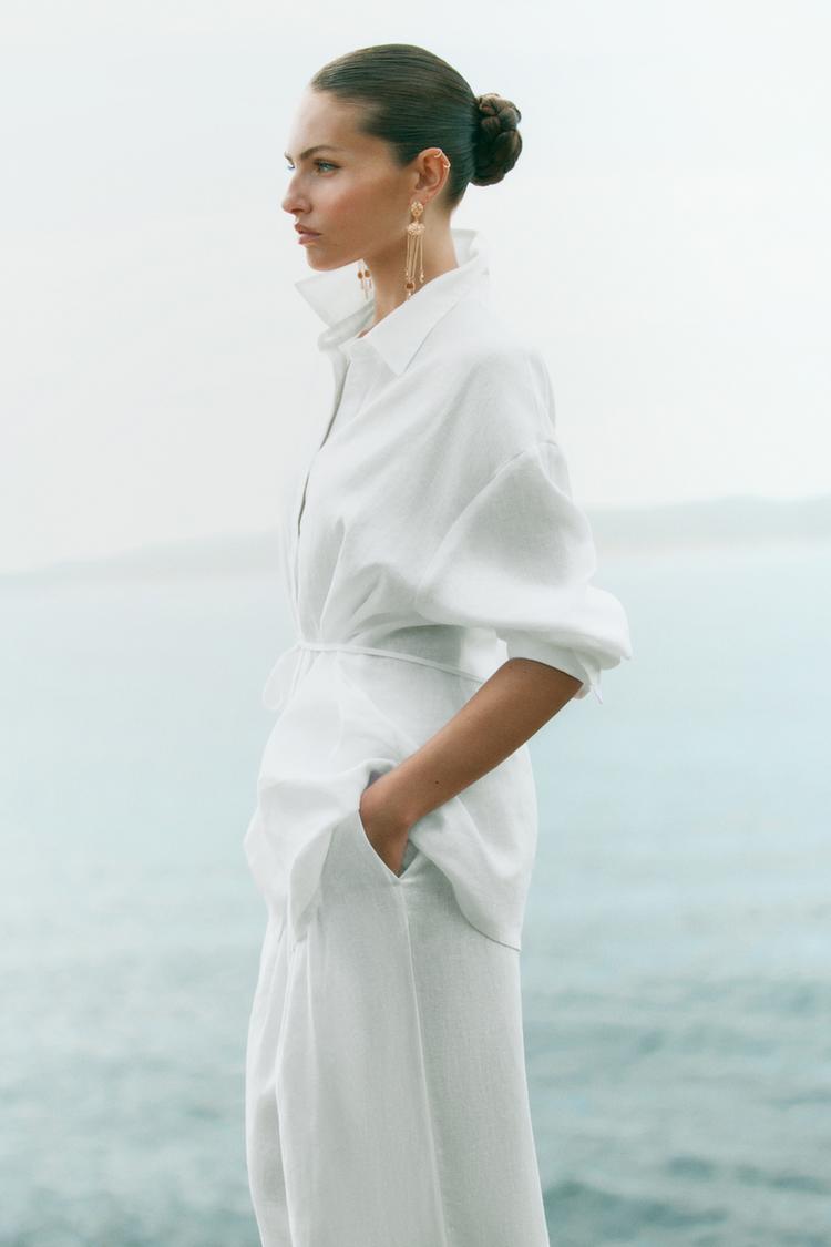 100% linen shirt