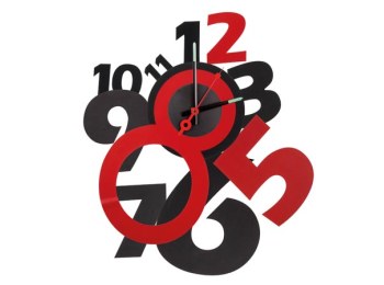 Do it yourself wall sticker Clock - Abstract