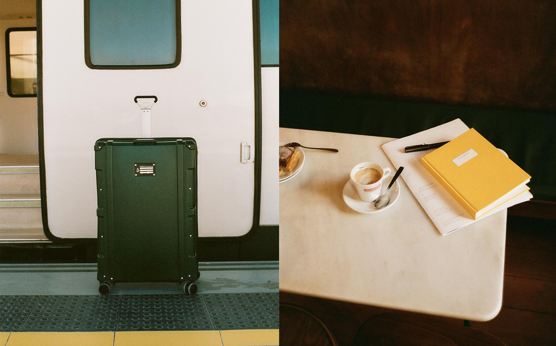 HARPER COLLECTIVE SUITCASE AND PHOTO ALBUM