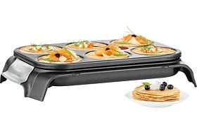 TEFAL Crepe Party 6 (PY5588) - Crepemaker (Schwarz)