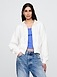 French Terry Oversized Zip Wedge Hoodie