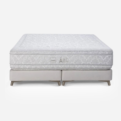 Box Spring Hotel Âme Gray II King 180 x 200 cm