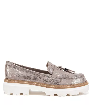 Mocasin Eve Plateado