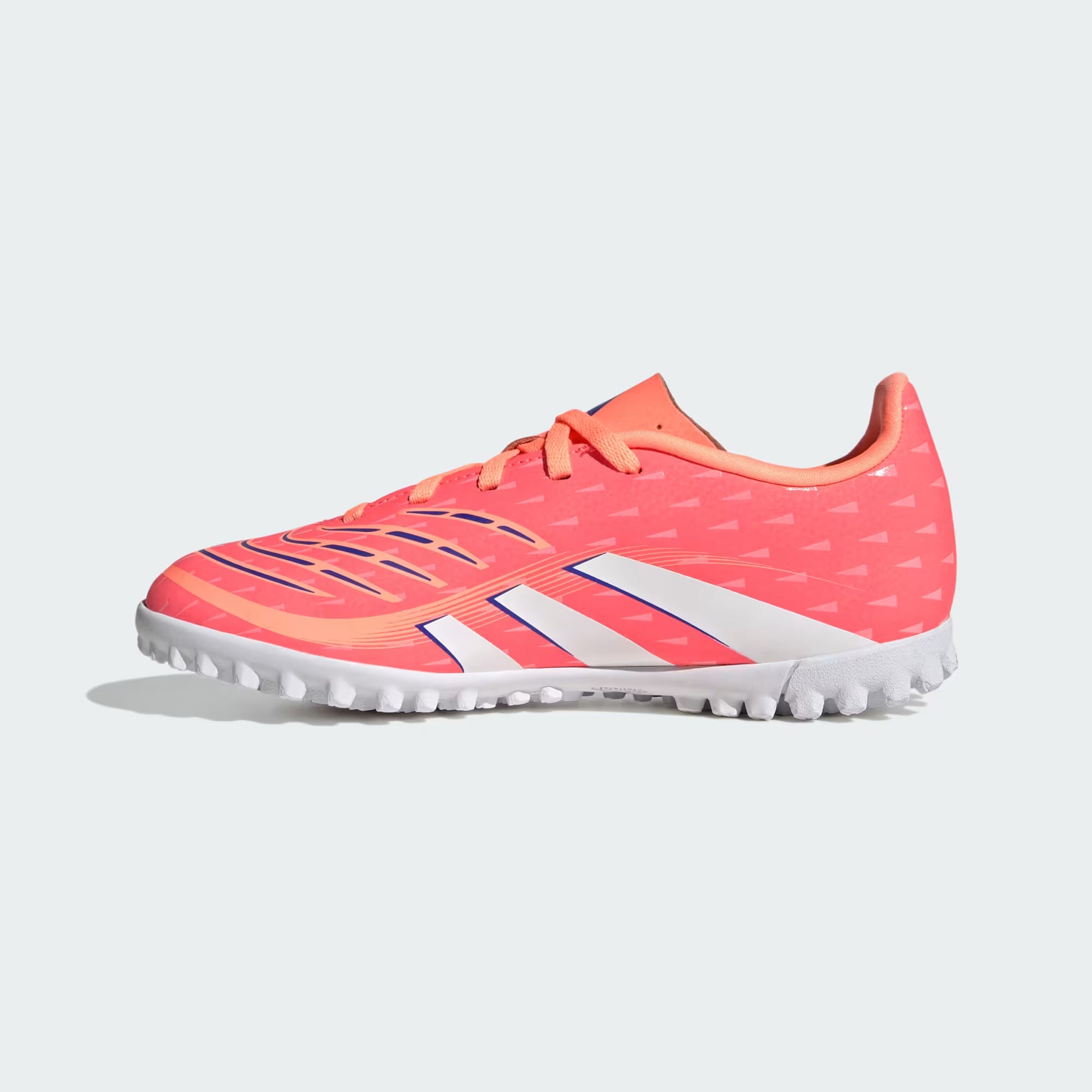 zapatilla de futbol adidas predator club naranjo tf niño
