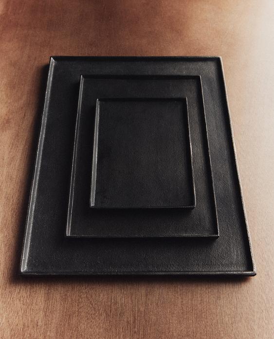 BANDEJA DECORATIVA METAL