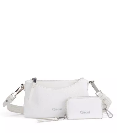 Cartera Bandolera Pequeña Blanco
