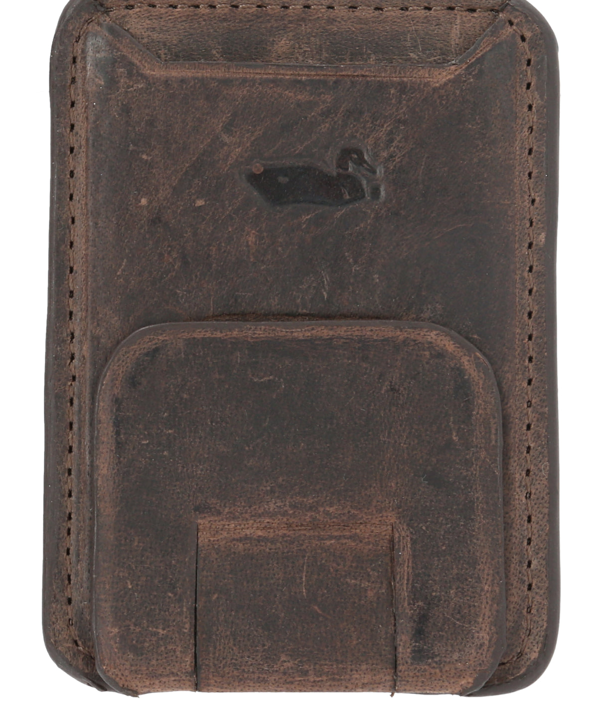 Tarjetero Cuero Unisex Phone Cardmagnet Café