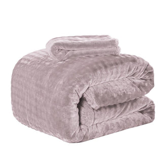 Plumón Sherpa Extra Cálido Chantilly 2 Plazas Lavanda