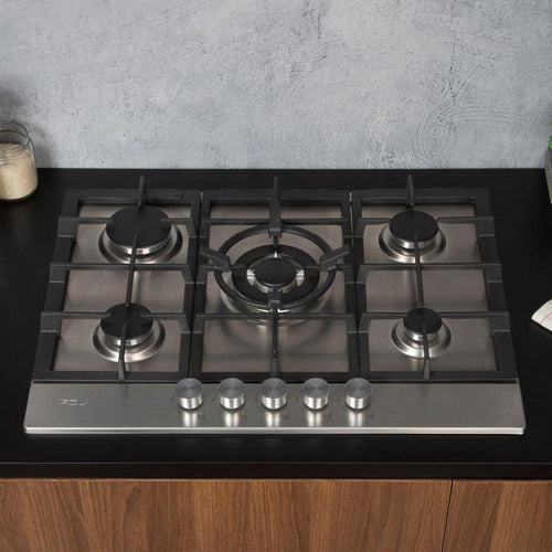 Encimera a Gas Design 5 Quemadores 70 cm