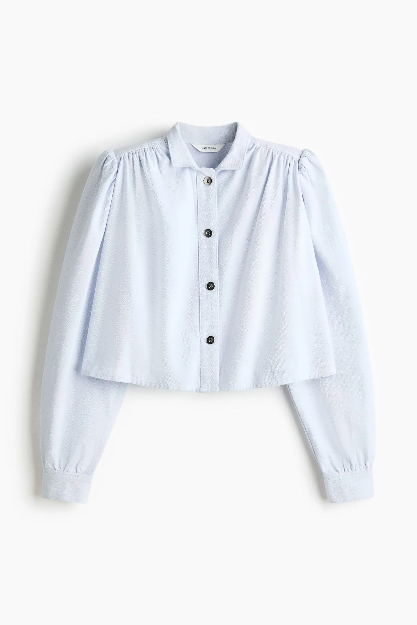 Camisa de sarga con hombreras