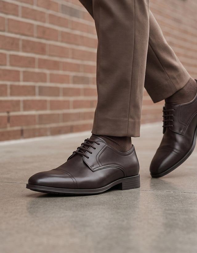 Zapatos Formal Hombre Cuero Rowville Café