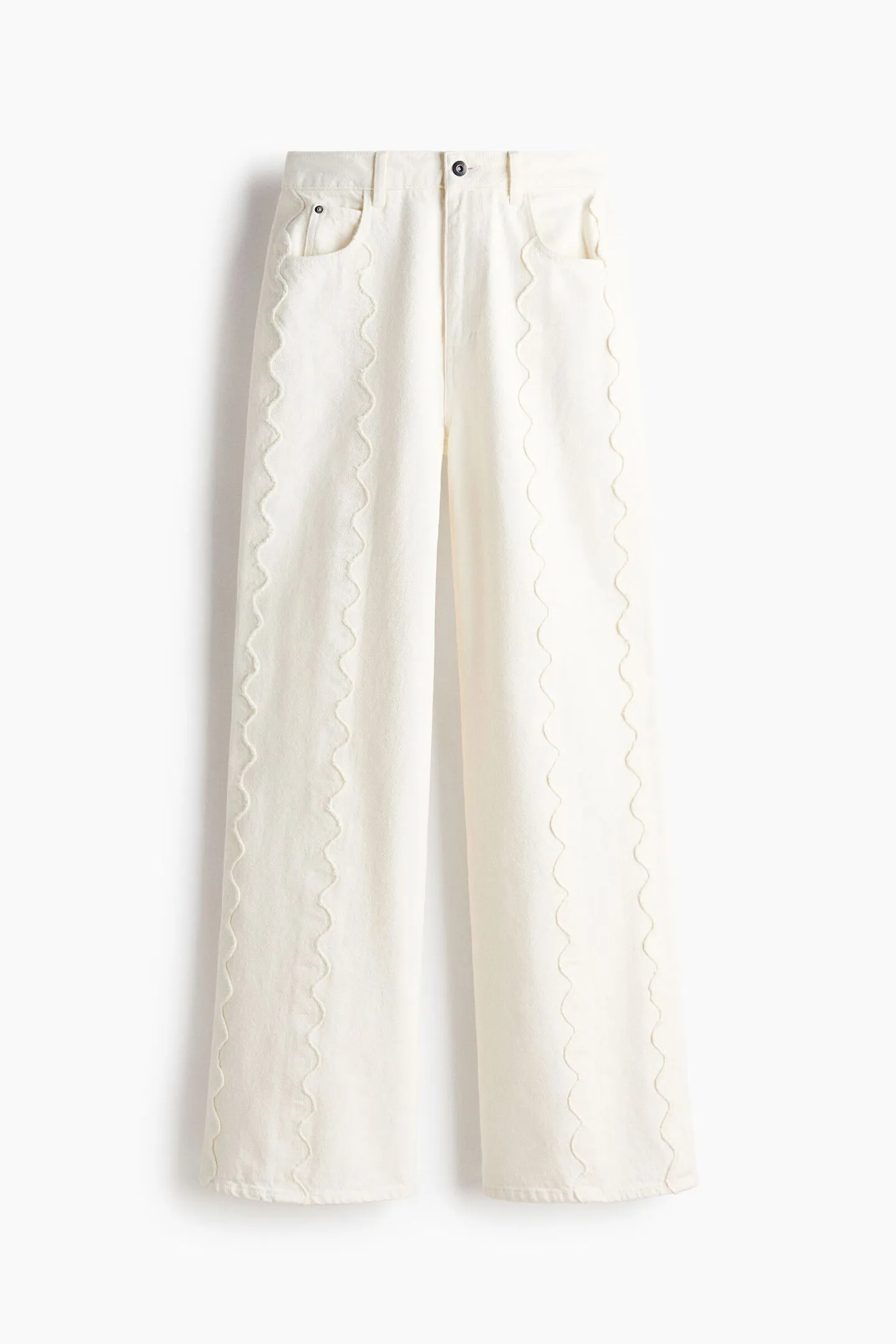 Flared Regular Waist Jeans