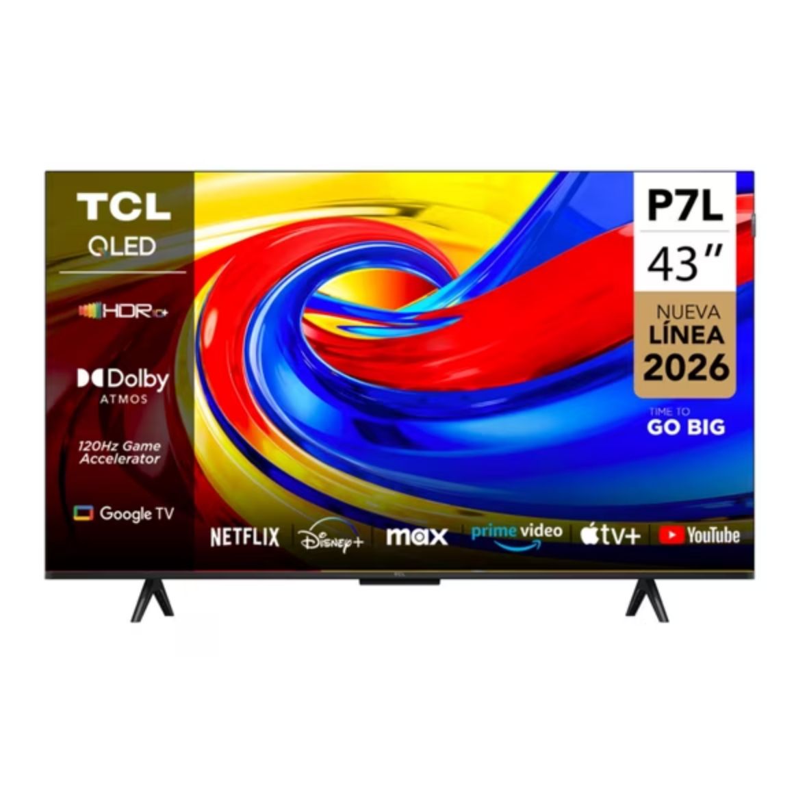 Televisor TCL 43" QLED 4K UHD Google P7L