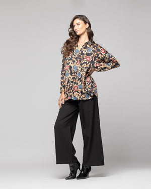 Blusa Mujer Lorena Negro Lineatre