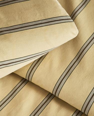 FUNDA NÓRDICA ALGODÓN PERCAL RAYAS (300 HILOS)