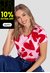 Camiseta Mujer Estampado Mp 113428