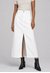 Falda Larga Denim Levi's Ankle Colum Fit Blanco