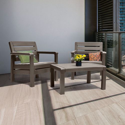 Combo Balcón, 2 sillones,1 Mesa De Centro