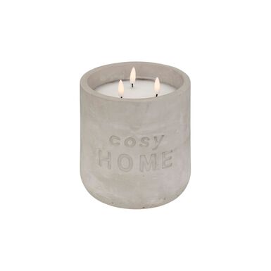 Vela LED gris Cosy Home Ø15X18cm