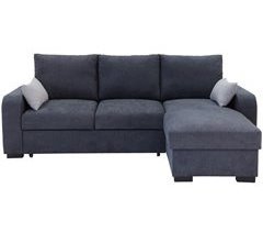 Chaise longue reversible con cama BROADWAY color gris oscuro