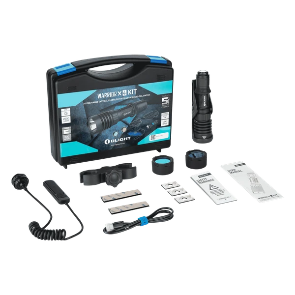 Warrior X 4 Kit Linterna táctica de 2600 lúmenes