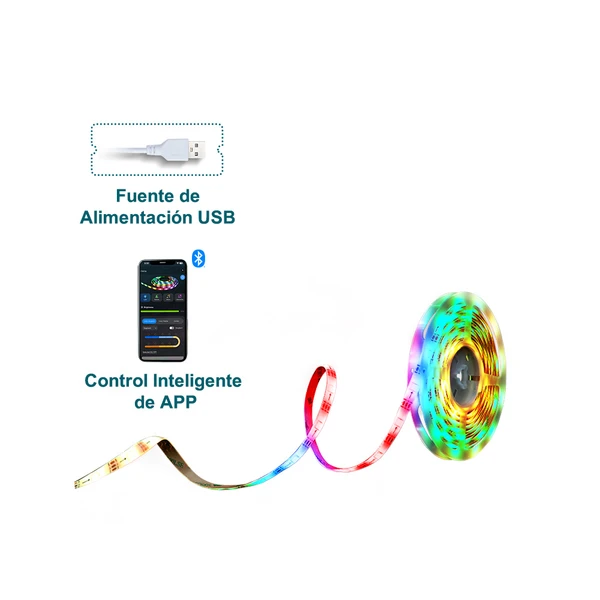Ostrip Tiras de luz LED inteligentes
