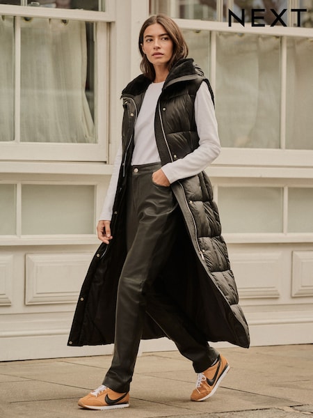 Negro - Chaleco guateado