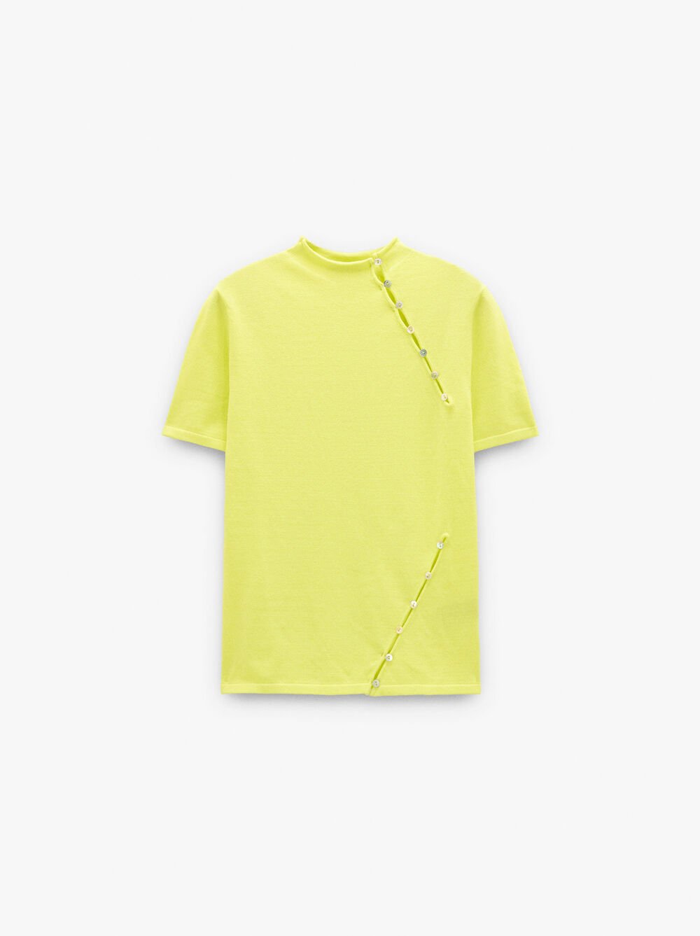 Jersey de punto con detalle de botones