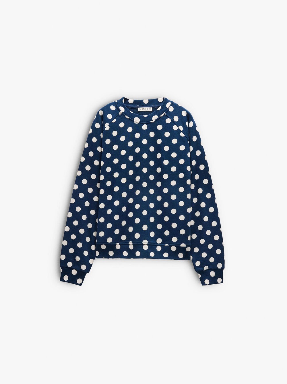 Sudadera de algodón con lunares