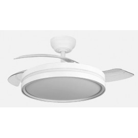 ABRILA DC CAPITAN Blanco - Ventilador de Techo Aspas...