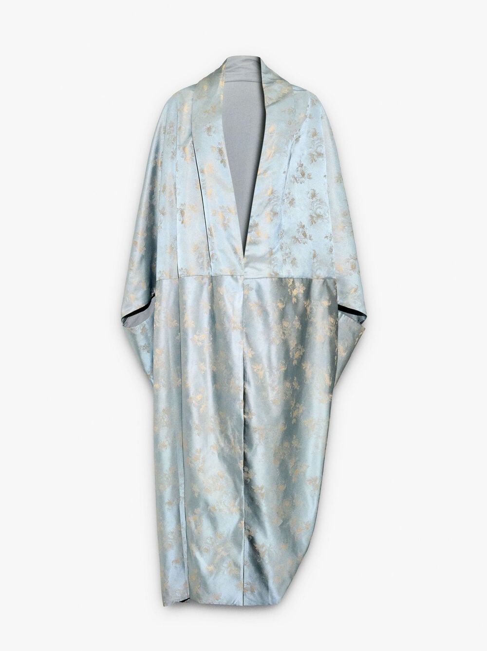 Kimono largo satinado