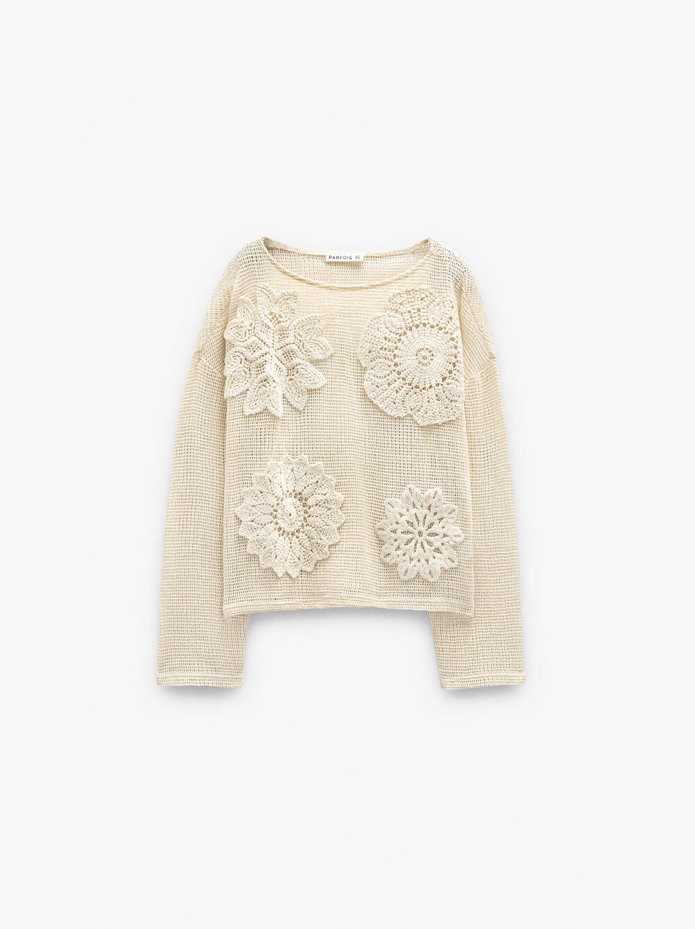 Jersey de punto pointelle 100% algodón