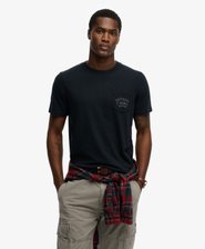 Camiseta Vintage Prep con Bolsillo Corte Relajado