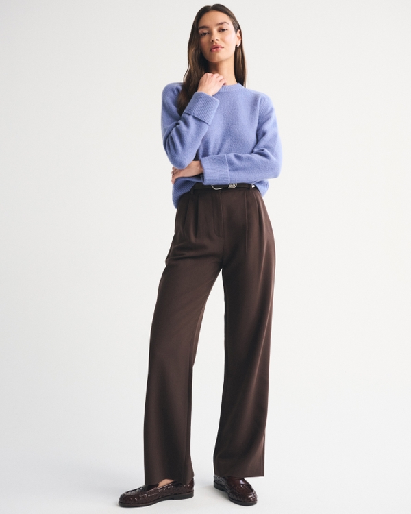 Pantalones sartoriales de pernera ancha A&F Sloane