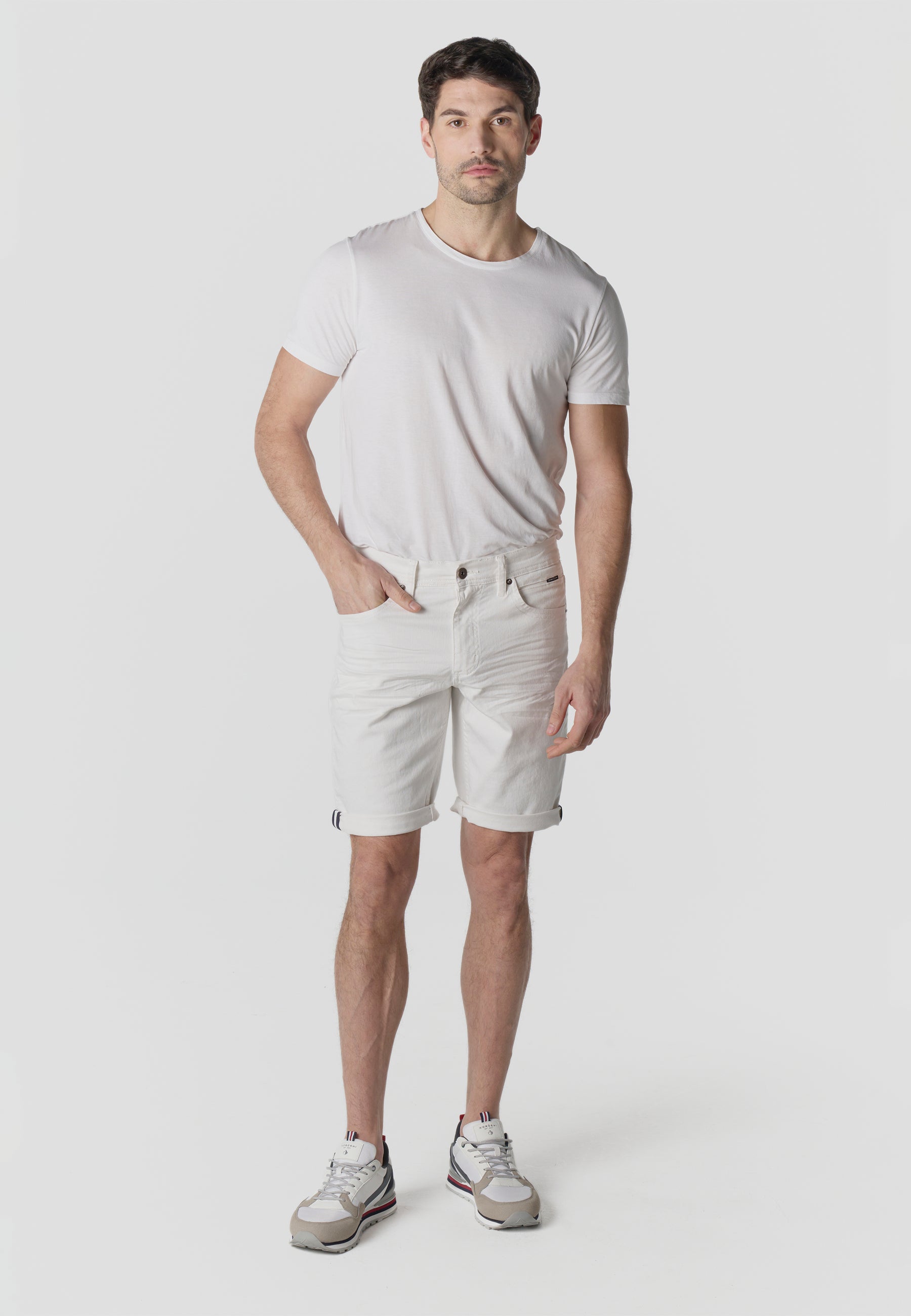 Men's Cotton Regular 5-Pocket Bermuda Shorts - Koroshi