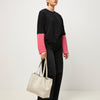 Bolso shopper grande con bolsa interior extraíble