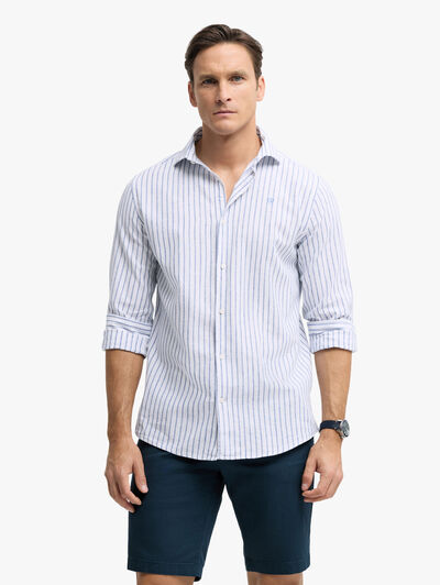 CAMISA LINO SUNNY ALEX AZUL