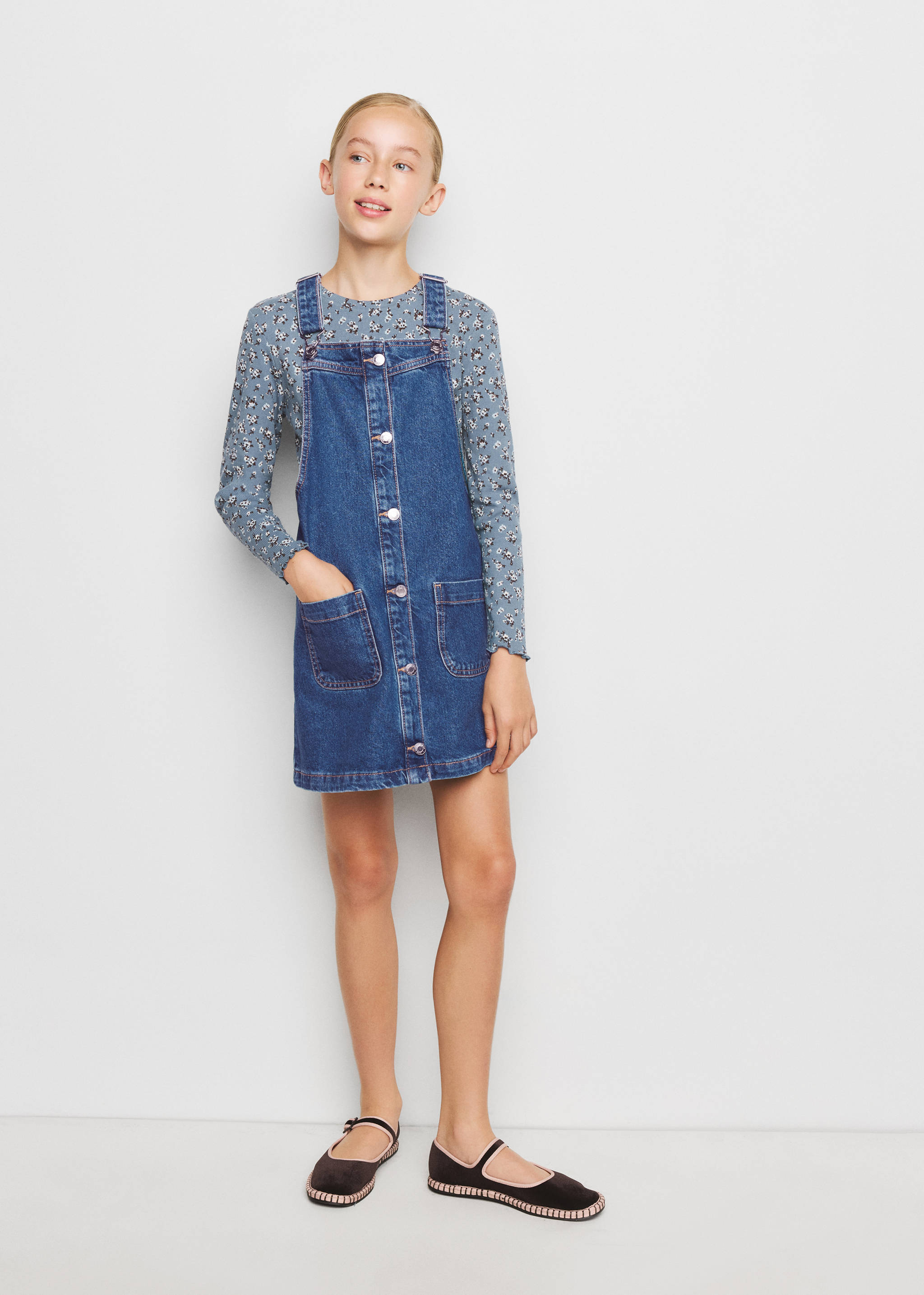 Pichi denim bolsillos