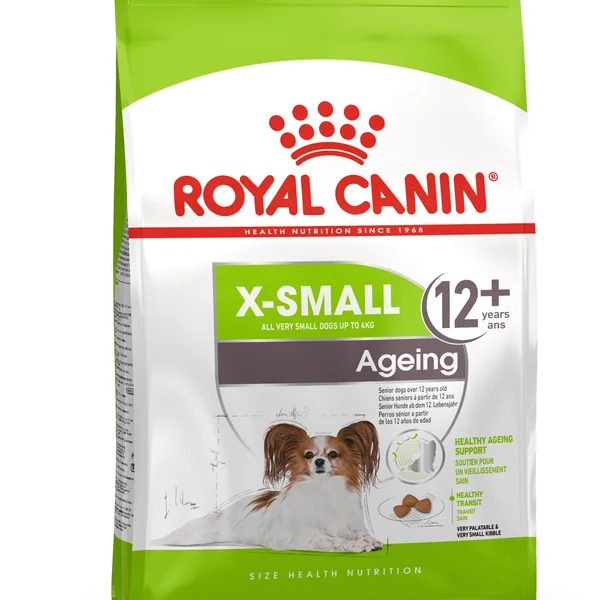 X-small Ageing 12+ pienso para perro en edad avanzada de razas tamaño miniatura 1,5 kg