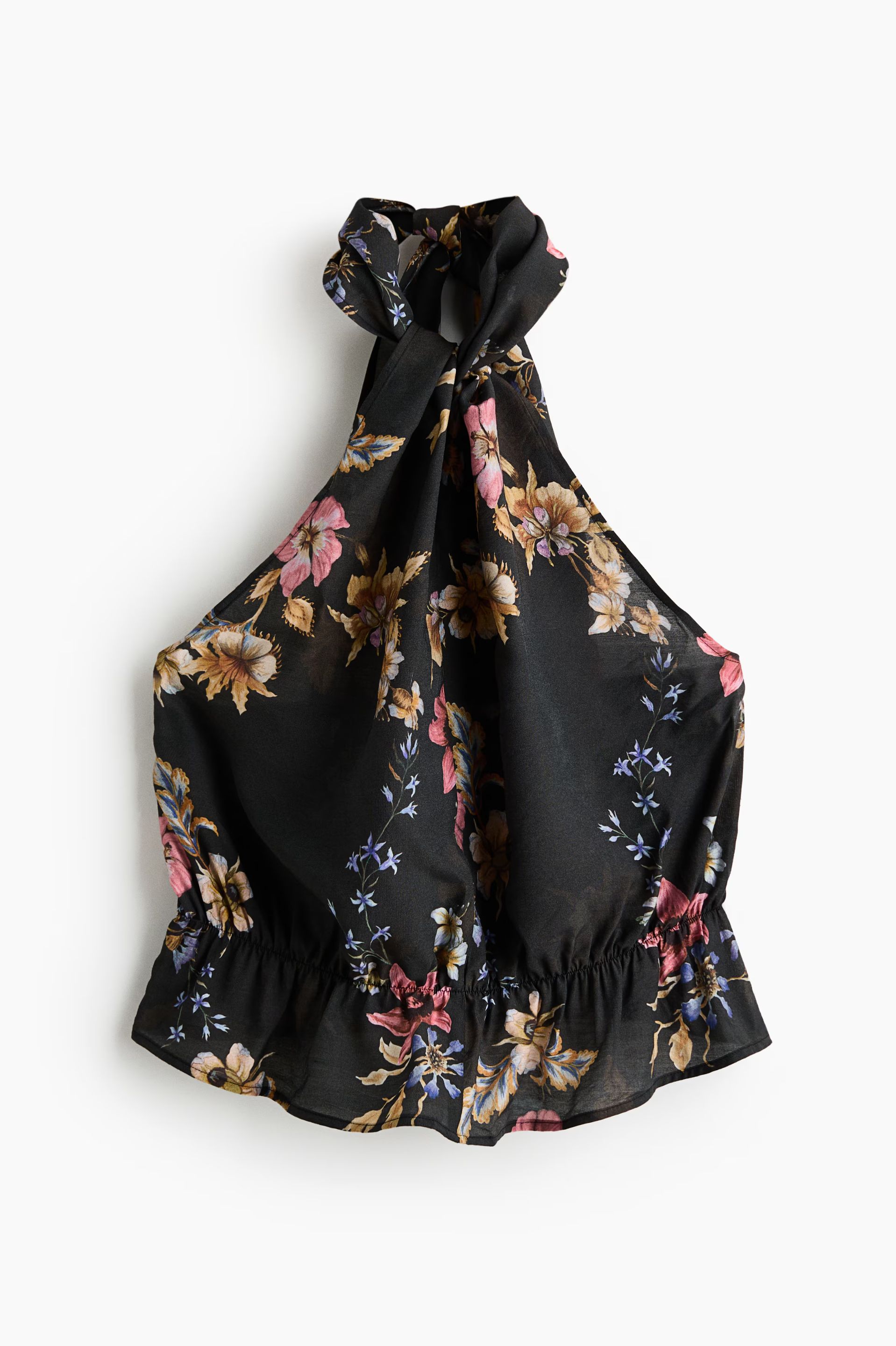Top halter en mezcla de viscosa