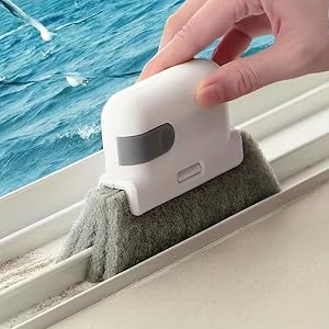 Universal Window Track & Track Cleaning Tool - Multipurpose Brush for Window Tracks, Door Tracks, Kitchen Countertops and Small Nooks - Cleaning Tool