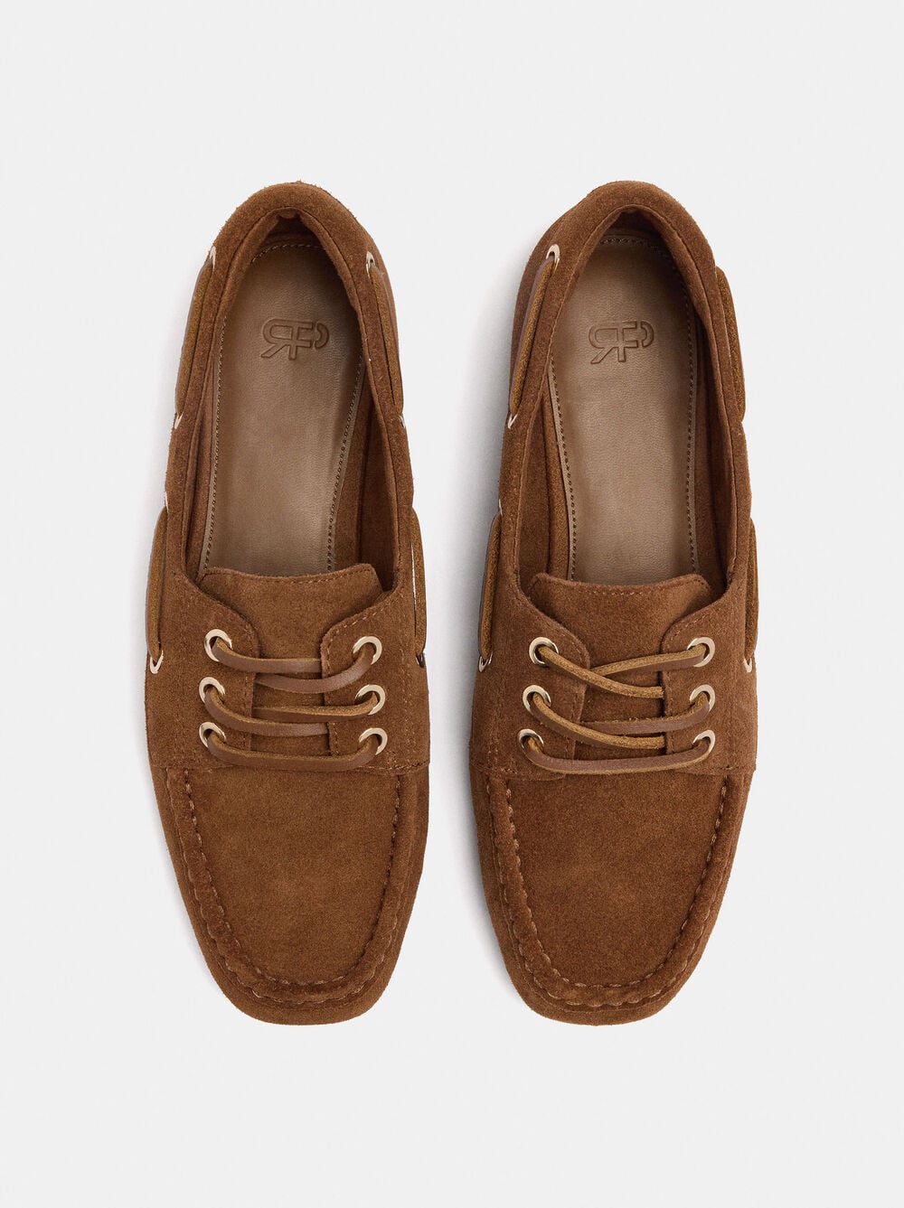 Mocasines de piel con cordones