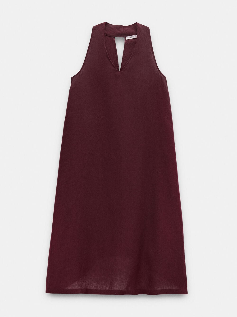 Vestido largo 100% lino