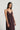 Vestido tirantes tachas berenjena