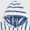 Toalla poncho algodón con rayas
