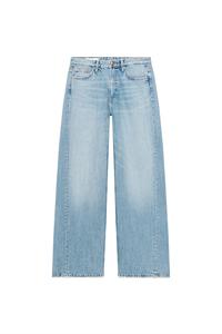 JEANS TRF WIDE LEG TIRO MEDIO